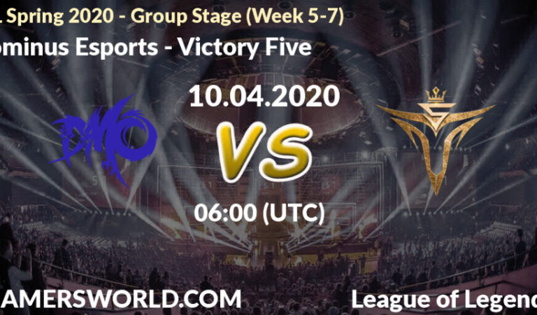 Pronóstico eSports LOL:LPL Dominus Esports vs Victory Five Pronóstico eSports LOL:LPL Dominus Esports vs Victory Five