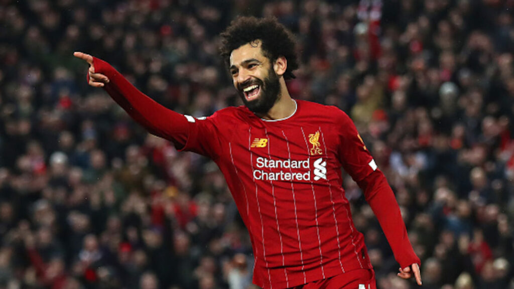Mohamed celebrando gol Mohamed celebrando gol
